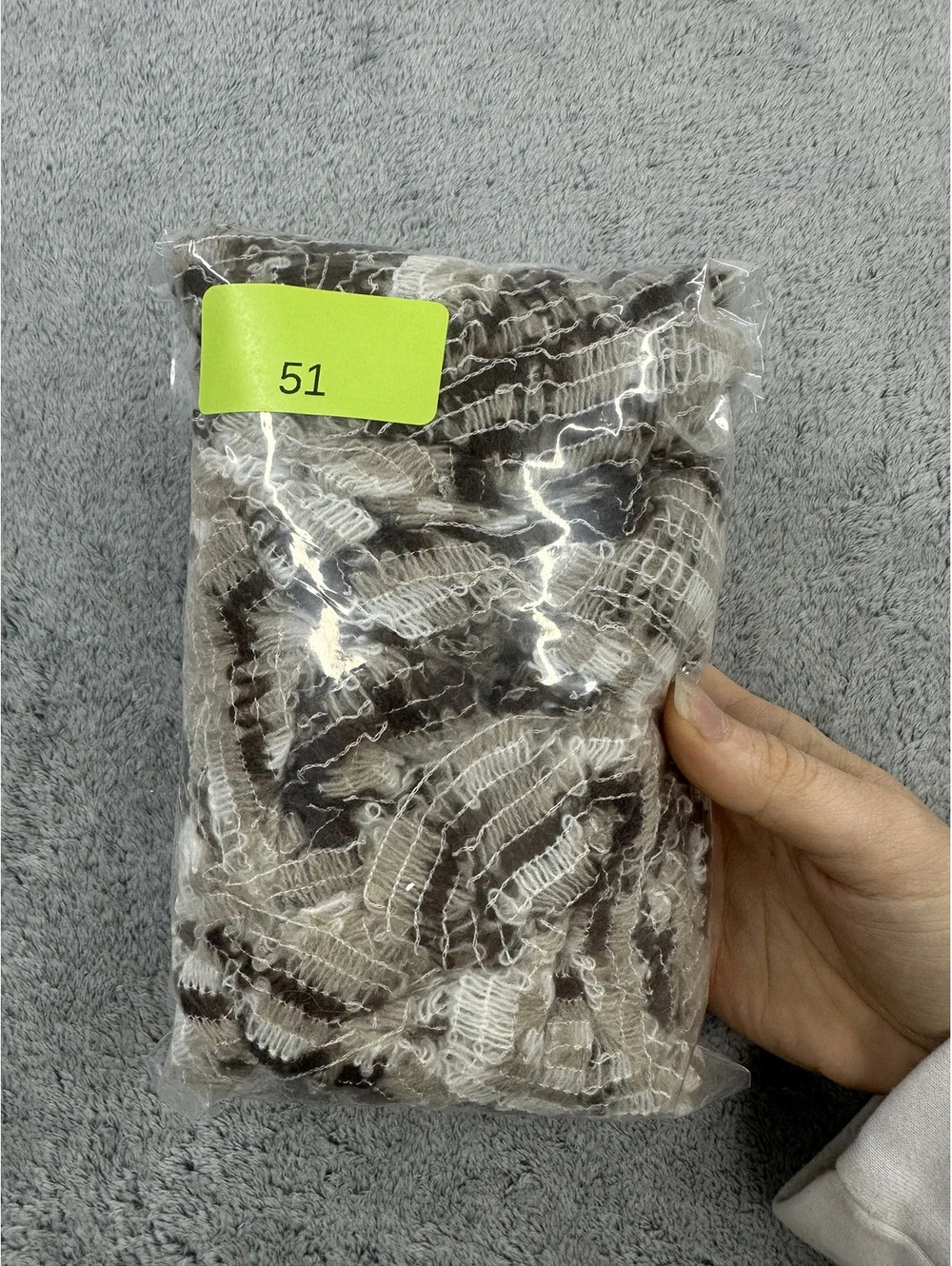 Earthy‎ Ruffle Boa Spaghetti Scarf
